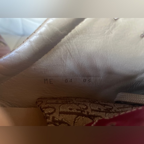 Christian Dior Rare Vintage Red Monogram Trotter canvas with Red leather trim - Picture 7 of 9